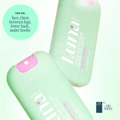 Luna Daily Körperreinigungsspray | Unparfümiert, pH-ausgeglichen, 30 ml – Sanfte Intimhygiene & Körperpflege für unterwegs