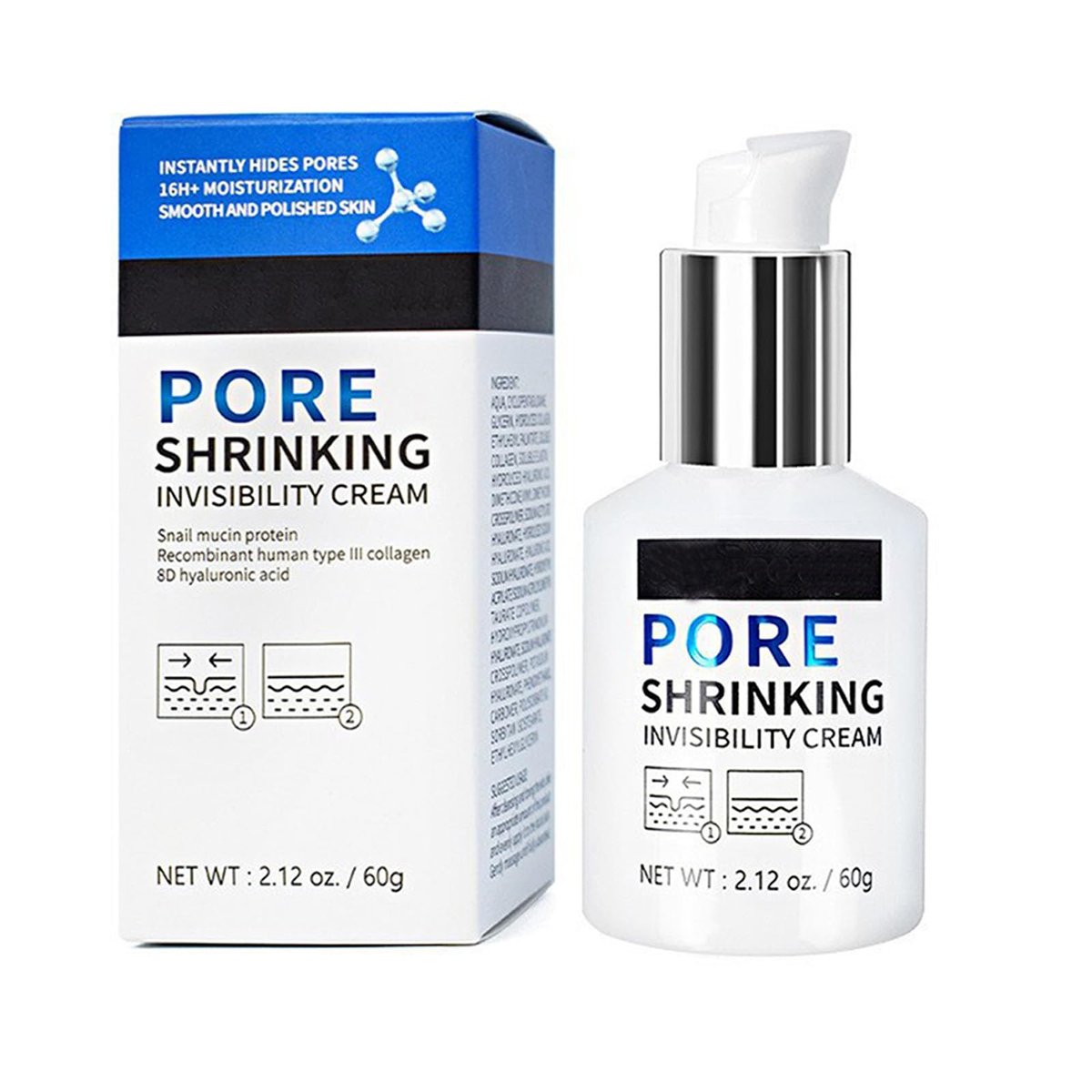 Grospe Pore Invisible Cream – Porenverkleinernde Gesichtscreme mit Ölkontrolle und Feuchtigkeitsspendender Wirkung