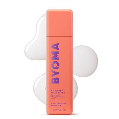 BYOMA Hydrating Milky Toner – Feuchtigkeitsspendendes Gesichtswasser für strahlende Haut, 5,07 fl oz