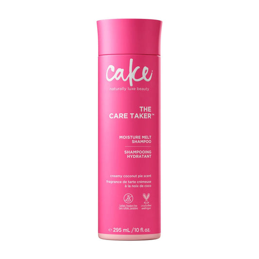 Cake Beauty Feuchtigkeitsspendendes Shampoo, The Care Taker – Hydriert und pflegt trockenes Haar – Mit Kokoswasser, Hyaluronsäure & Sheabutter – Für alle Haartypen – 295 ml