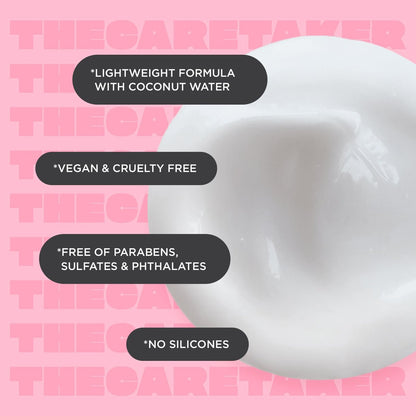 Cake Beauty Moisturizing Conditioner, The Care Taker – Feuchtigkeitsspendender Conditioner für trockenes Haar mit Kokoswasser, Hyaluronsäure & Sheabutter - Für alle Haartypen - 296 ml