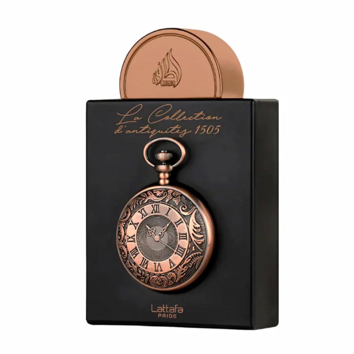 Lattafa Pride La Collection D'antiquites 1505 (Watch) Eau de Parfum Unisex 3,4 Unzen