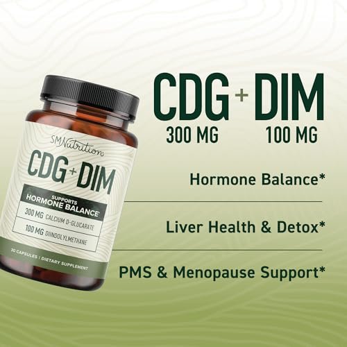 Calcium D-Glucarate mit DIM – Hormonbalance & Entgiftung für Frauen und Männer | 30 Kapseln