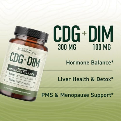 Calcium D-Glucarate mit DIM – Hormonbalance & Entgiftung für Frauen und Männer | 30 Kapseln