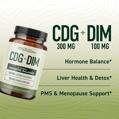 Calcium D-Glucarate mit DIM – Hormonbalance & Entgiftung für Frauen und Männer | 30 Kapseln