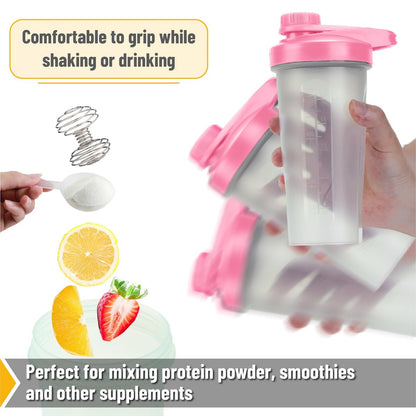 Mr. Pen Shaker-Flasche 28 oz - Pinke Protein-Mixer-Flasche mit Schneeball