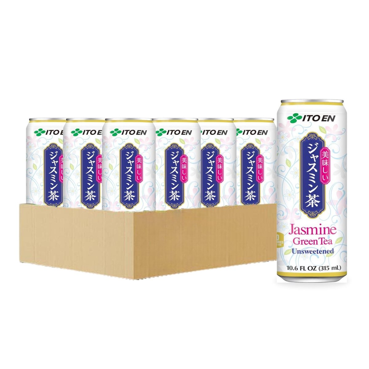 Ito En Jasmin Grüner Tee, ungesüßt, 10,6 Unzen (12er-Pack)