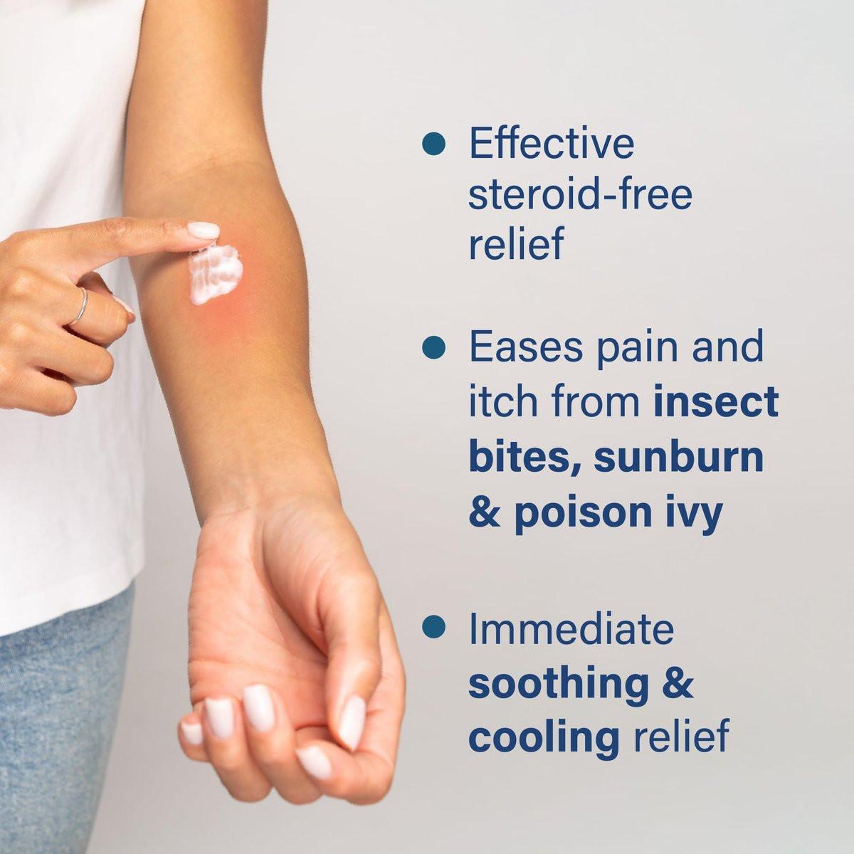 Sarna Calm and Cool Anti-Juckreiz-Lotion – Lindert und beruhigt Juckreiz und Schmerzen durch Insektenstiche, Sonnenbrand, Giftefeu – mit 1% Pramoxin-Hydrochlorid, 0,5% Menthol – vegan, steroidfrei – 213 ml