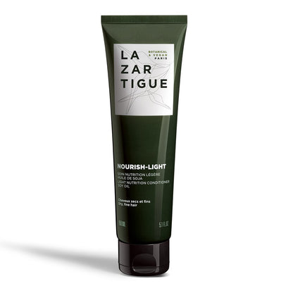 Lazartigue Nourish Light Conditioner – botanische & vegane Pflege für feines, trockenes Haar, silikonfrei, mit Sojaöl, 150 ml
