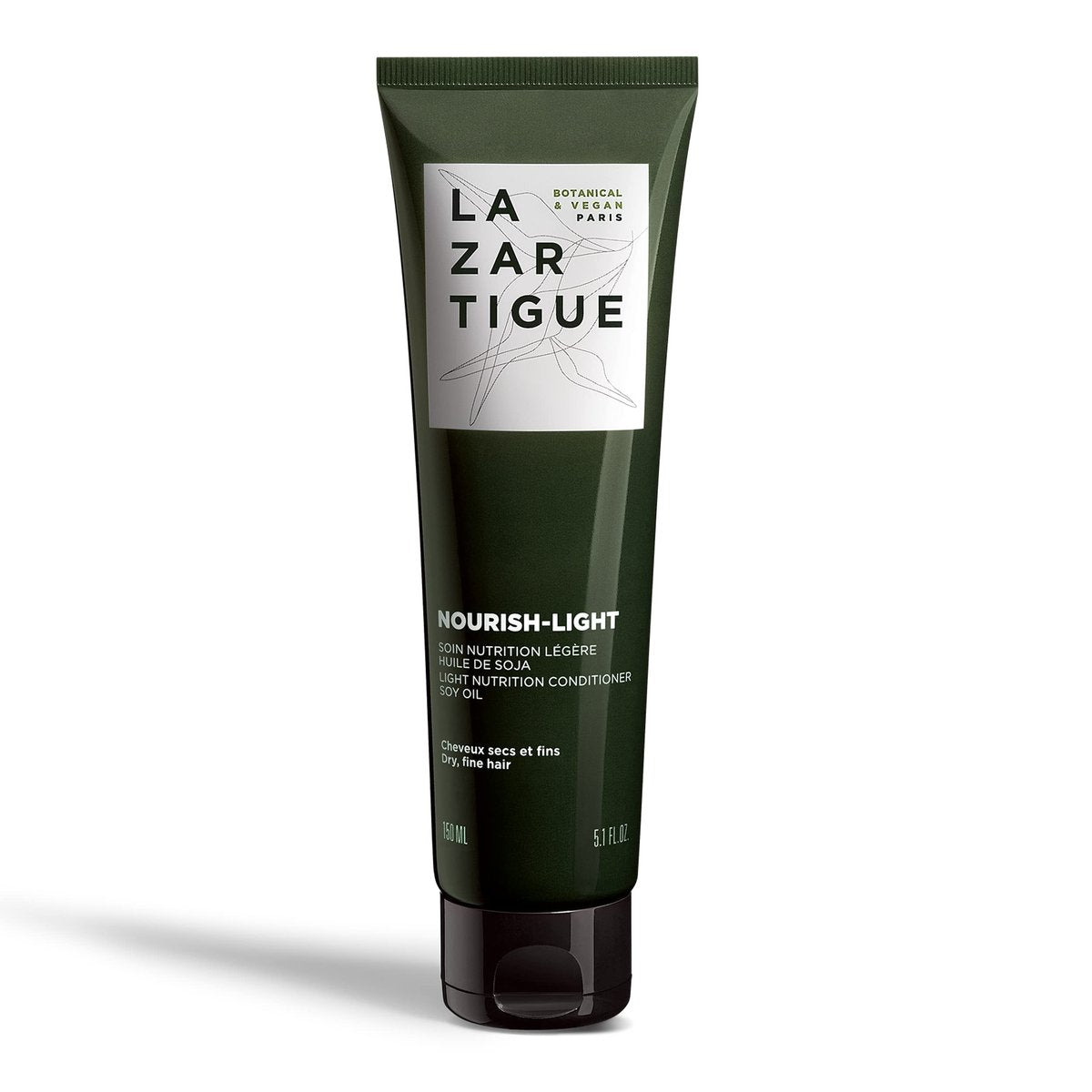 Lazartigue Nourish Light Conditioner – botanische & vegane Pflege für feines, trockenes Haar, silikonfrei, mit Sojaöl, 150 ml