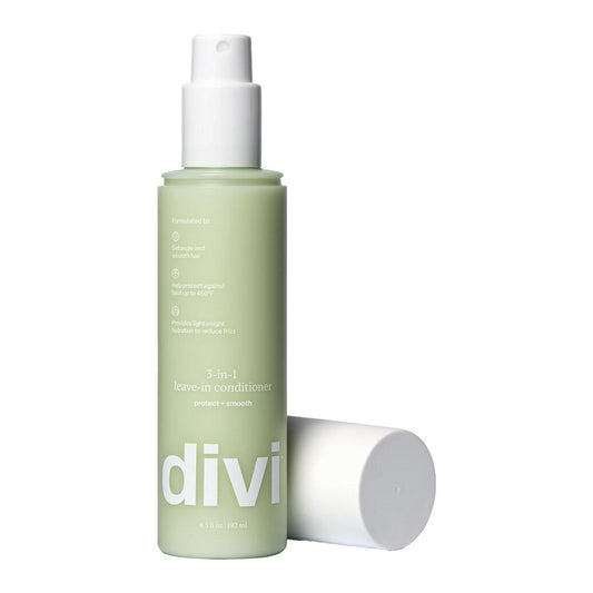 Divi 3-in-1 Leave-In Conditioner Spray - Entwirrer & Hitzeschutz für Frizz-Kontrolle & Glanz, Leichter Feuchtigkeitsspender - Für alle Haartypen - 6,5 Fl Oz