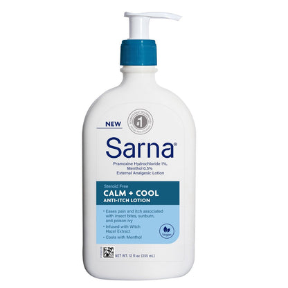 Sarna Calm and Cool Steroid-freie Anti-Juckreiz Lotion – 355 ml