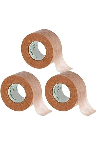 BB Micropore Tape - Tan, 2,5 cm breit - 3er-Pack - Erste-Hilfe-Band - BUNNY BUGGS