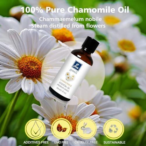 GM Gumili Kamillenöl 30 ml - Reines Kamillenöl für Haut, Entspannung & Aromatherapie, Diffuser, Massage & DIY
