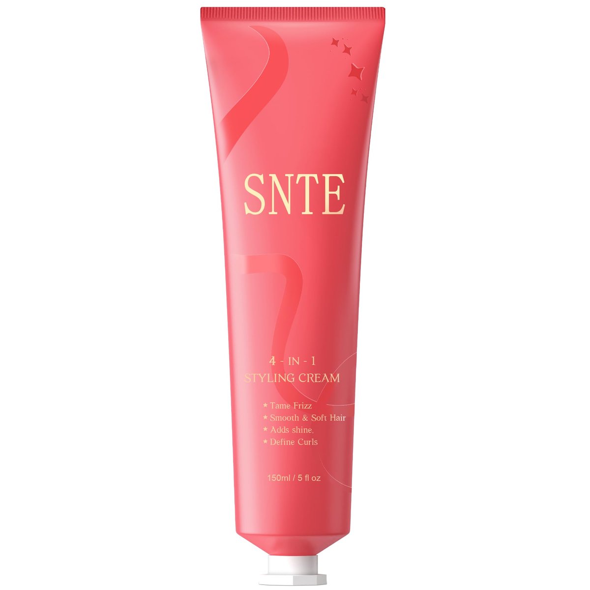 4-in-1 Styling Cream für fliegende Haare & Lockendefinition – nicht fettende Glättungscreme für Frauen & Kinder, glänzender Slick-Back-Look, keine weißen Flocken & chemischen Düfte, Fliegenhaar-Bändiger