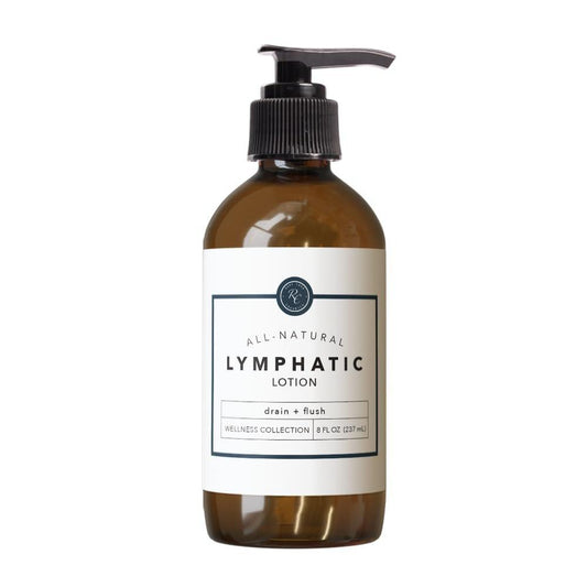 Rowe Casa Organics Lymphatic Lotion – Sanfte Lymphdrainage mit therapeutischen ätherischen Ölen, nicht fettend, 237 ml