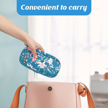YOUSHARES Insulin Kühltasche Reise Tasche TSA genehmigt Medikamenten Organizer für Diabetiker mit 2 Kühlakkus – Lily