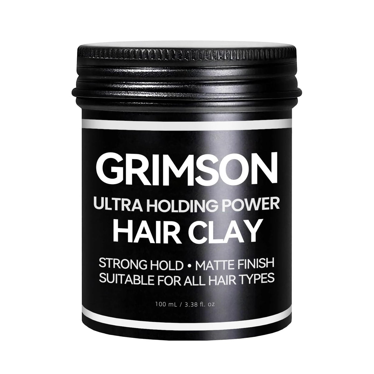 GRIMSON Haarwachs für Männer – Starker Halt, Mattes Finish, Ideal für alle Haartypen & Frisuren, Leicht auswaschbar, Verbessert Textur & Fülle, Einfach anzuwenden (100g / 3,5oz)