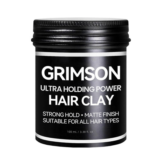 GRIMSON Haarwachs für Männer – Starker Halt, Mattes Finish, Ideal für alle Haartypen & Frisuren, Leicht auswaschbar, Verbessert Textur & Fülle, Einfach anzuwenden (100g / 3,5oz)