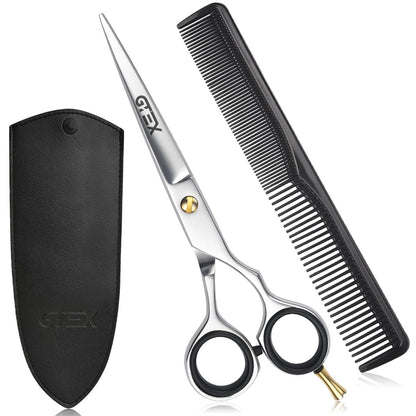 GTEX Haarschere, 16,5 cm Professionelle Haarschere für Damen und Herren - Super Scharfe Friseurschere - Tijeras De Peluqueria Profesional