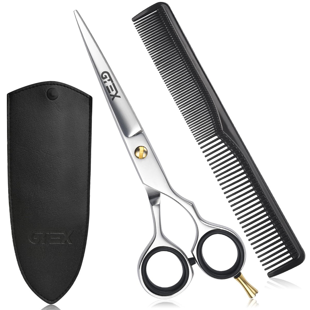 GTEX Haarschere, 16,5 cm Professionelle Haarschere für Damen und Herren - Super Scharfe Friseurschere - Tijeras De Peluqueria Profesional