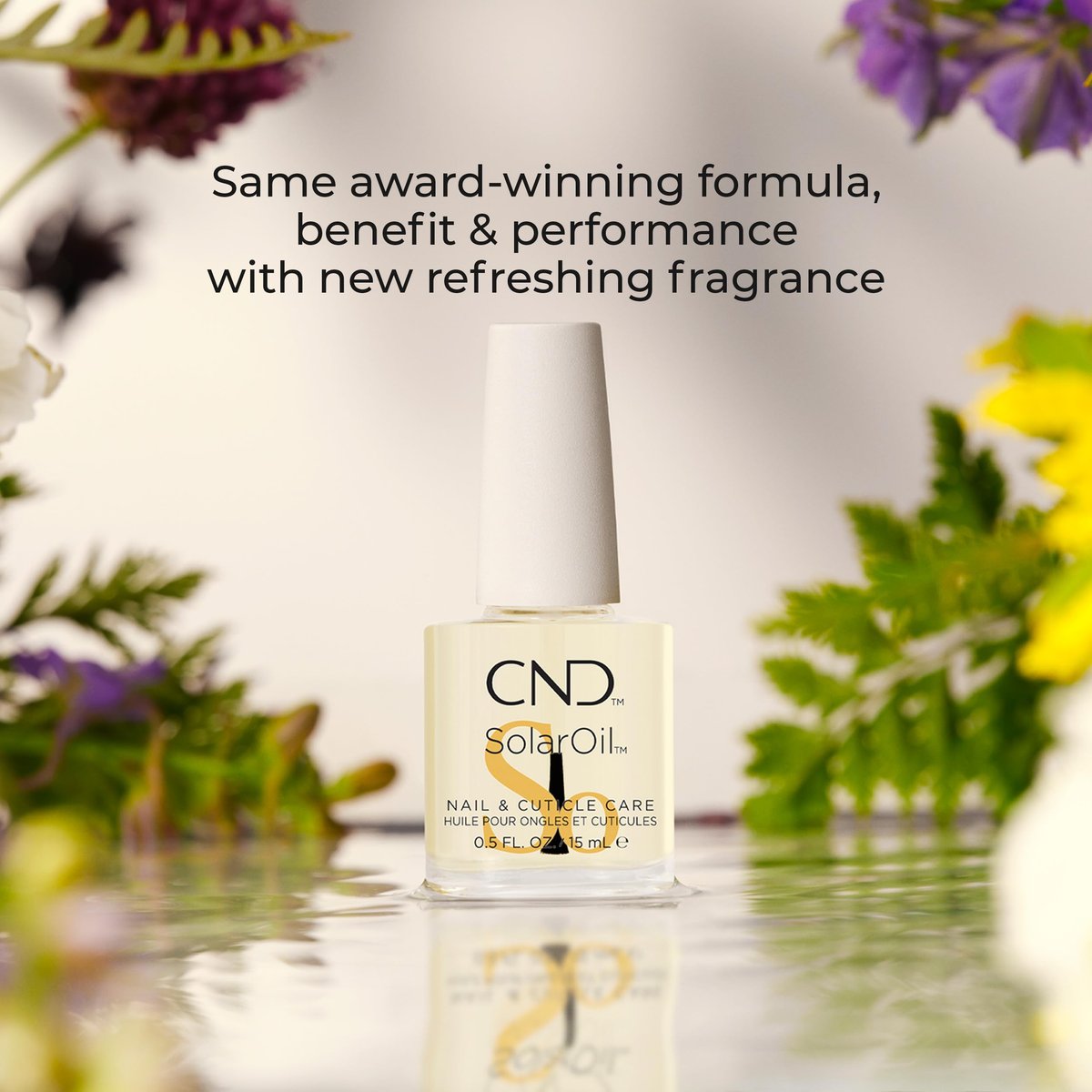 CND Nagelhautpflege Set: SolarOil + Cuticle Eraser – Feuchtigkeitsspendendes Nagelöl & sanfter Nagelhautentferner, 0,5 Fl Oz