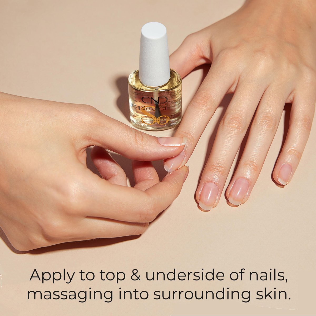 CND Nagelhautpflege Set: SolarOil + Cuticle Eraser – Feuchtigkeitsspendendes Nagelöl & sanfter Nagelhautentferner, 0,5 Fl Oz