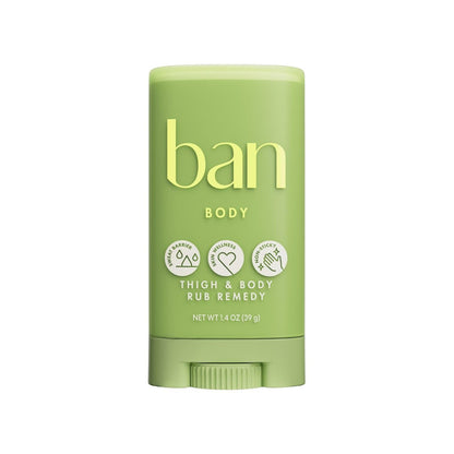 Ban Thigh & Body Anti-Friction Balm – Antichafing Balsam für Frauen & Männer, ohne Aluminium, Backpulver & Talkum, unscented, 40 g