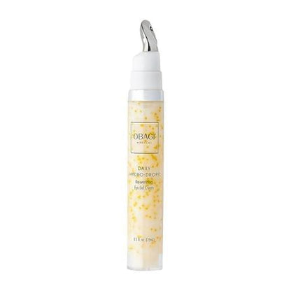 Obagi Daily Hydro-Drops Verjüngende Augen-Gel-Creme – Reduziert das Erscheinungsbild von Augenringen, hellt sofort auf, glättet und entstaut die Augen – 15 ml