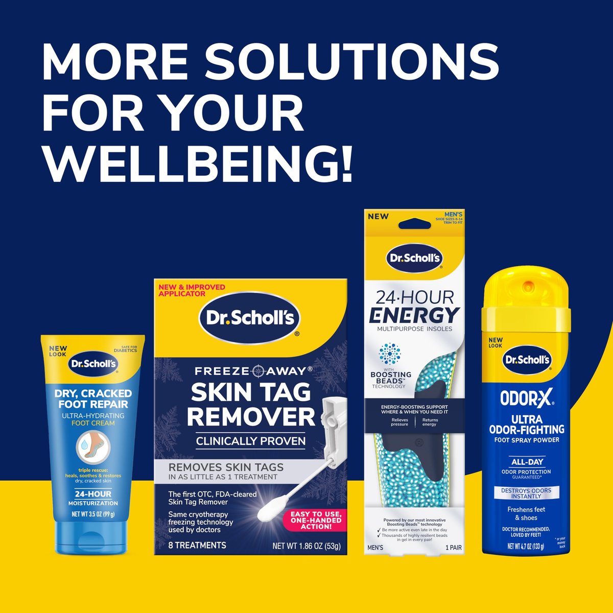 Dr. Scholl's® Cushy Comfort Einlegesohlen mit Memory Foam – Vollflächige, reaktionsfreudige Dämpfung, Druckentlastung, schlankes Design, zuschneidbar, Unisex, Herren Schuhgröße 7-13, Damen 5-10, 1 Paar