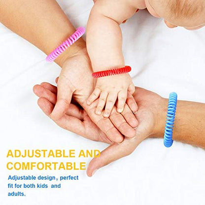 BuggyBands 18er Pack Mückenarmbänder für Erwachsene & Kinder – DEET-freie, wasserdichte Bänder, einzeln verpackte Repellent-Armbänder