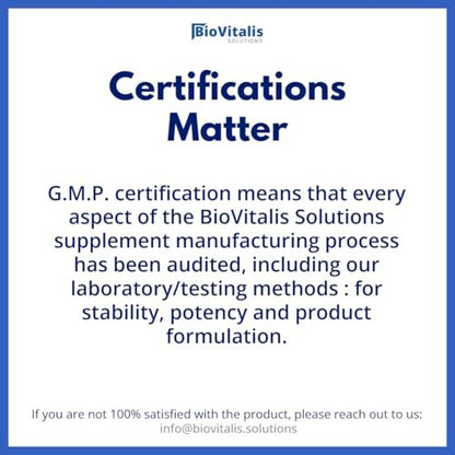 Biovitalis Solutions Actiblue+ Methylenblau 1% – ISO-zertifiziert, laborgeprüft, 99,9% Reinheit, ohne Formaldehyd, Alkohol, Gluten & GMO (2 Fl. Oz.)