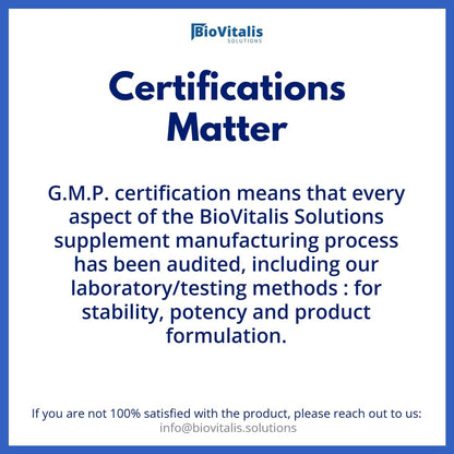 Biovitalis Solutions Actiblue+ Methylenblau 1% – ISO-zertifiziert, laborgeprüft, 99,9% Reinheit, ohne Formaldehyd, Alkohol, Gluten & GMO (2 Fl. Oz.)