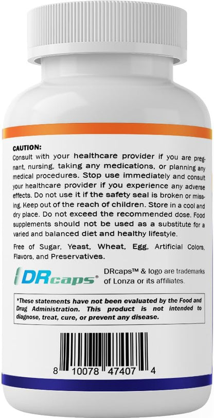 Vitamatic Bacillus Subtilis 10 Milliarden pro DR Kapsel - 60 Kapseln - Unterstützung für Verdauung, Darm und Immunsystem - Mit präbiotischem Inulin