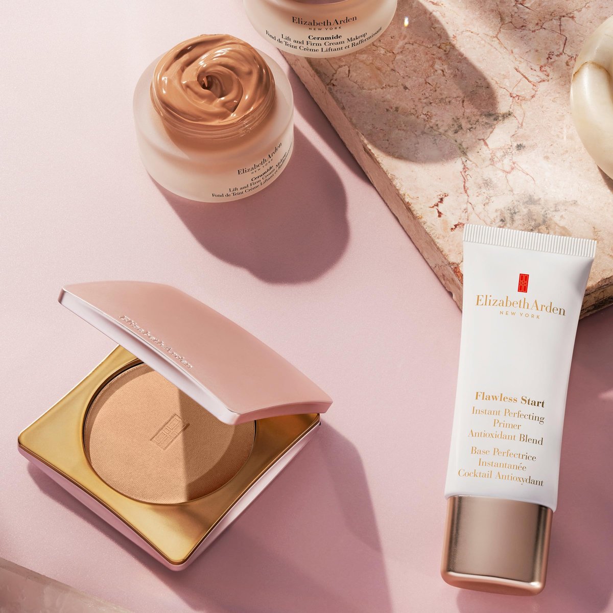 Elizabeth Arden Flawless Finish Skincaring Pressed Setting Powder – Deep Shade – Matte Finish