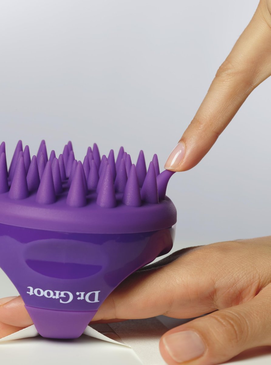 Dr. Groot Premium Scalp Cleansing Brush – Sanfte Kopfhautreinigung & Massage mit Silikonborsten