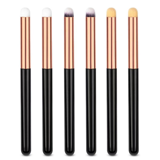 UorPoto Augen Make-up Pinsel Set Rund 6-teilig Professionelle Concealer Lidschattenpinsel Mischpinsel für Kartenherstellung