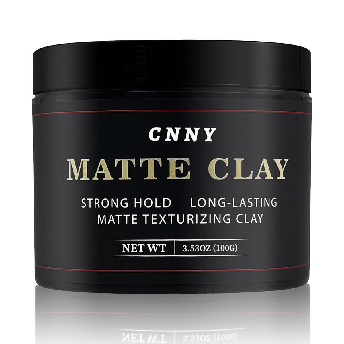 CNNY Männer Haarstyling Clay 3,53 oz – Starker Halt, Matte Finish, Natürliche Inhaltsstoffe für Volumen & Textur
