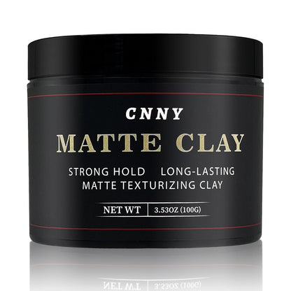 CNNY Männer Haarstyling Clay 3,53 oz – Starker Halt, Matte Finish, Natürliche Inhaltsstoffe für Volumen & Textur
