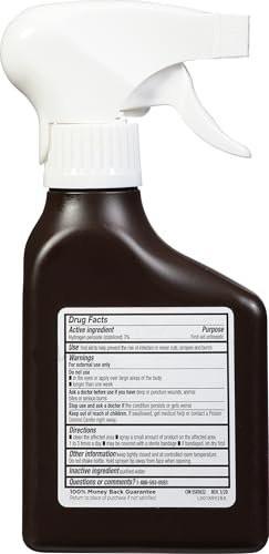 Leader Wasserstoffperoxid 3% Lösung zur topischen Anwendung, Erste-Hilfe-Antiseptikum, Mehrzweckreiniger, Sanft und effektiv für Zuhause, Schnitte und Schürfwunden, einfach zu verwenden, 8 Fl Oz Sprühflasche (2er-Pack)