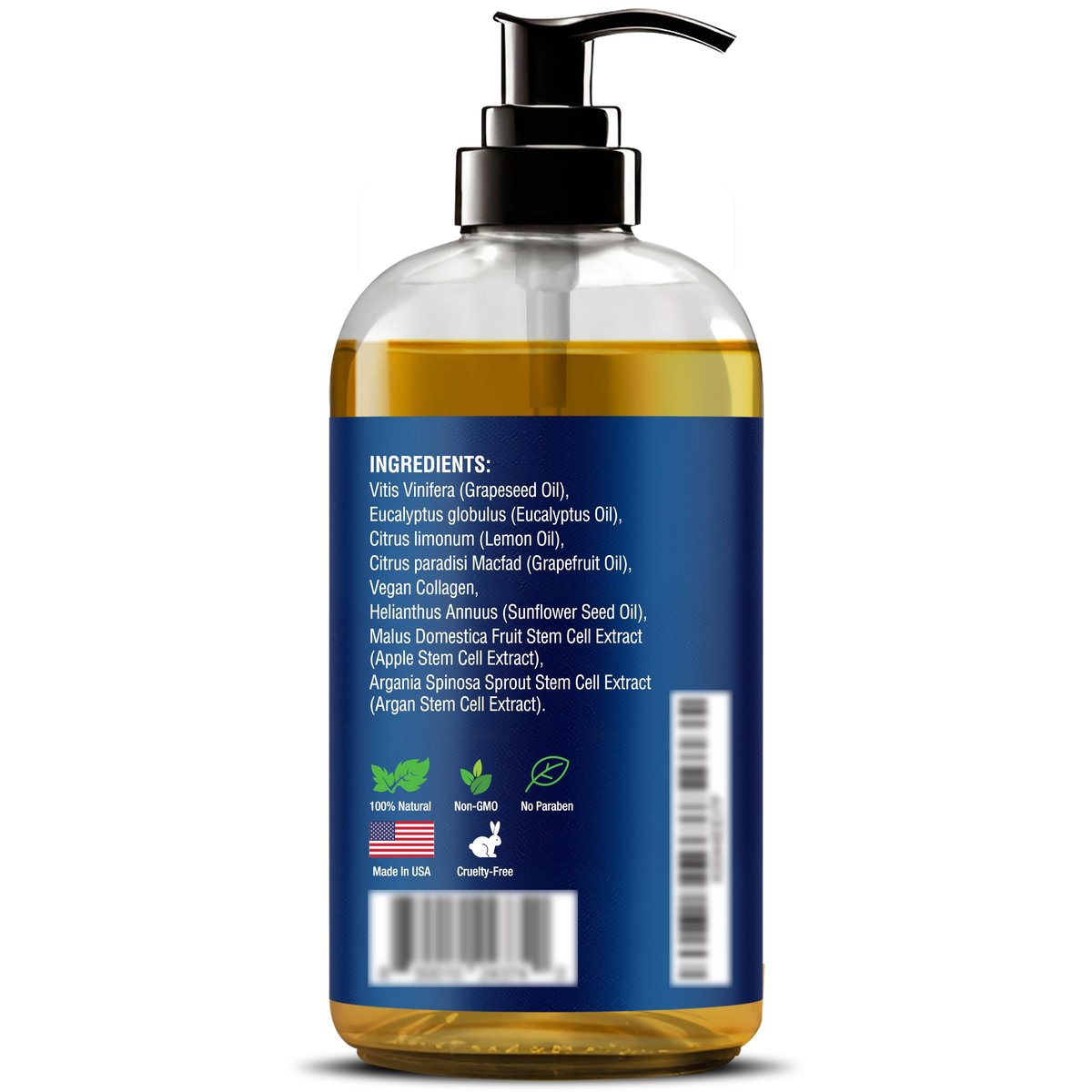 Anti-Cellulite Massageöl für Massagetherapie 8 fl oz – Erfrischend und Entspannend – Natürliche Öle mit veganem Kollagen und Stammzellen – für Männer und Frauen – Nexon Botanics