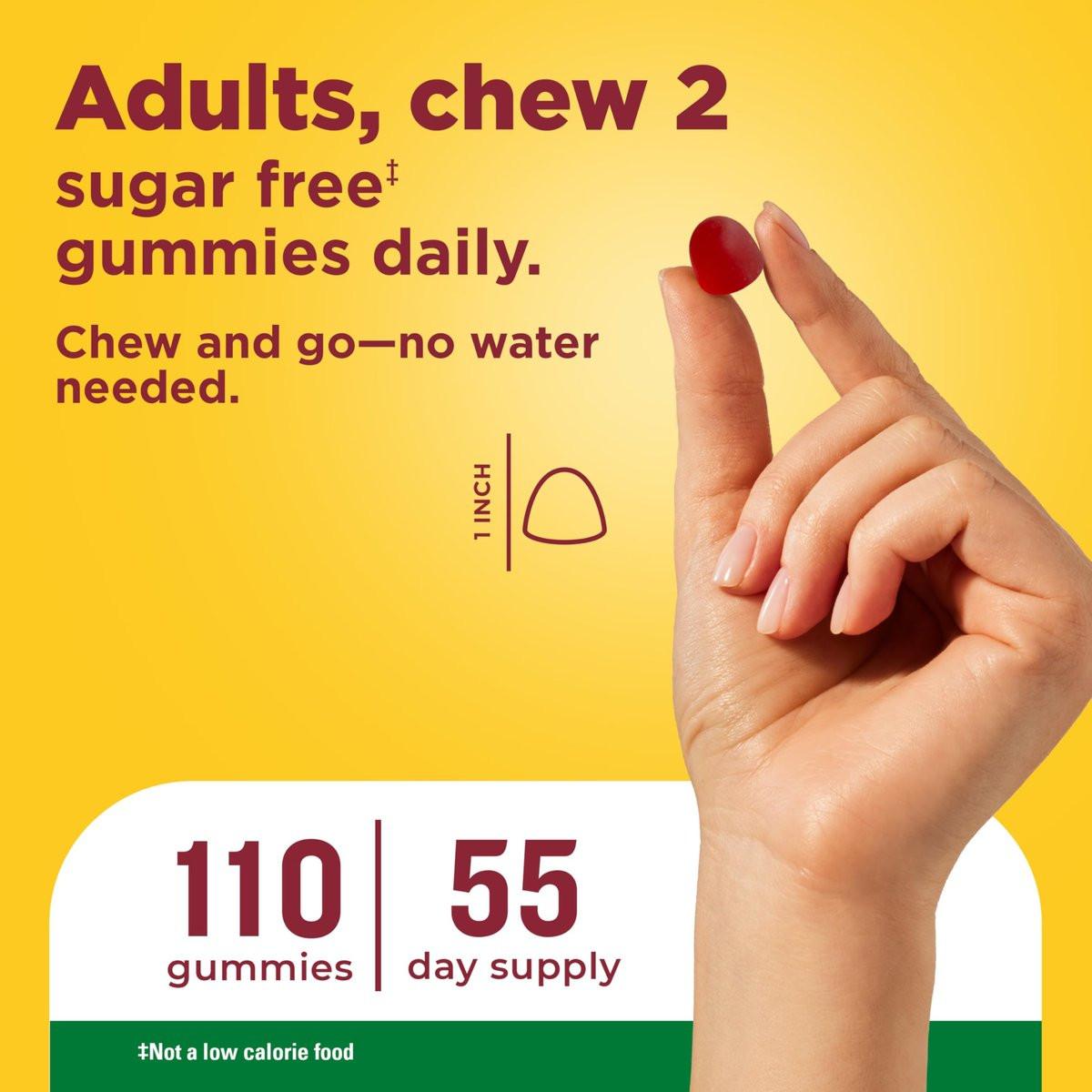 Nature Made Zero Sugar Energie Vitamin B12 Gummies 1000 µg pro Portion – Zuckerfreie B12 Vitamine für Energiestoffwechsel, Aspartamfrei, 110 Stück, 55 Tage Vorrat