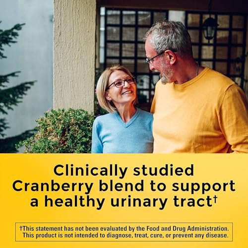 Nature Made Cranberry Kapseln 500mg mit Vitamin C – Unterstützung für Immunsystem und Harnwege, 60 Kapseln