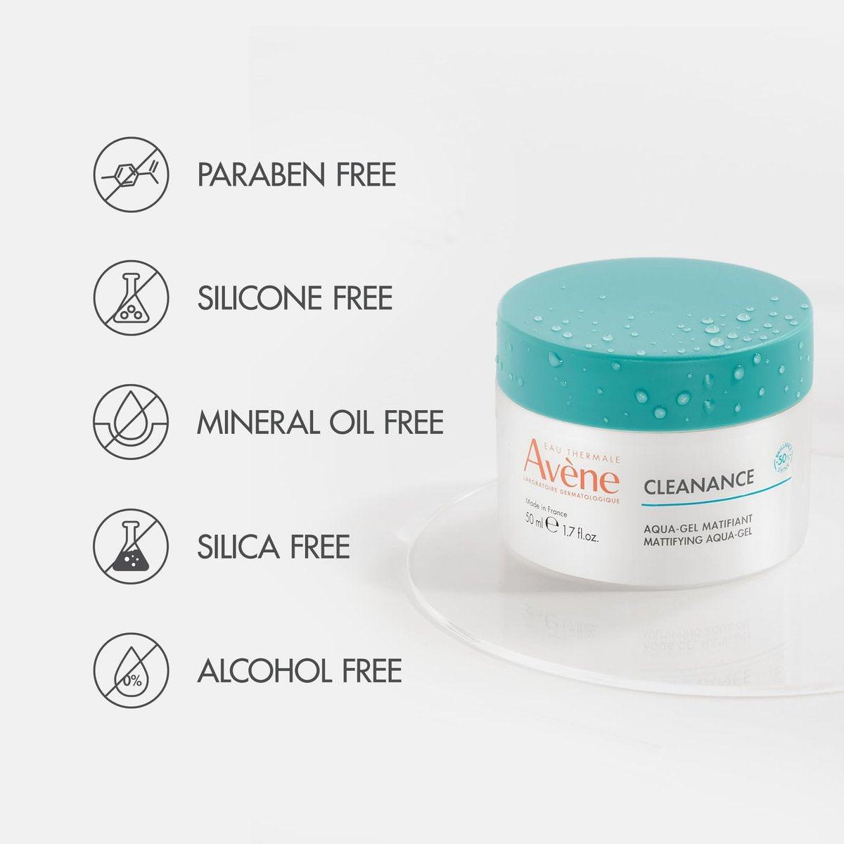 Avène Cleanance Aqua Cream-in-Gel 50ml – Feuchtigkeitspflege für fettige und zu Unreinheiten neigende Haut