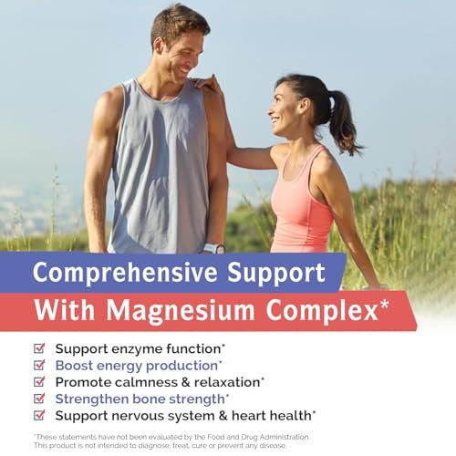 Innate Vitality Magnesium Komplex – Magnesiumglycinat, Malat, Citrat, Oxid – 4-in-1 Formel für Energie, Knochen & Nerven – Vegan & Glutenfrei – 90 Kapseln