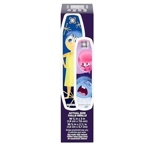Band-Aid Marke Pflaster mit Disney Pixar Inside Out Motiven – Wundversorgung für Kinder, bunte Pflaster, verschiedene Größen, 20 Stück
