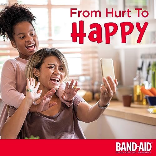 Band-Aid Marke Pflaster mit Disney Pixar Inside Out Motiven – Wundversorgung für Kinder, bunte Pflaster, verschiedene Größen, 20 Stück