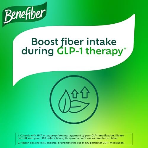 Benefiber Dual Action Biotic Plus Stress Relief – 18 Stickpacks, Ballaststoff-Präbiotikum mit Stressabbau