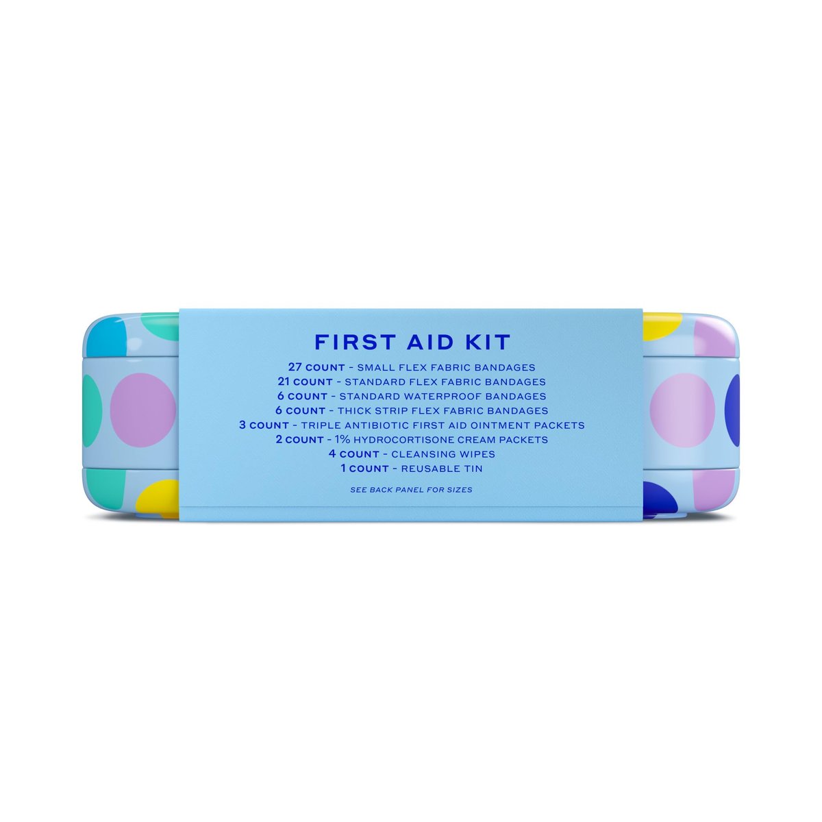 Welly First Aid Kit – Bravery Badges mit flexiblem, wasserdichtem Stoff, Einzeldosen-Salben (dreifach antibiotisch, Reinigungstücher, Hydrocortison) – 70-teilig