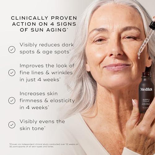 Medik8 Super C Ferulic - 30% Ethylierte L-Ascorbinsäure Vitamin C Serum - Gesichtsserum mit Vitamin E und Ferulinsäure - Glutenfrei - 30 ml